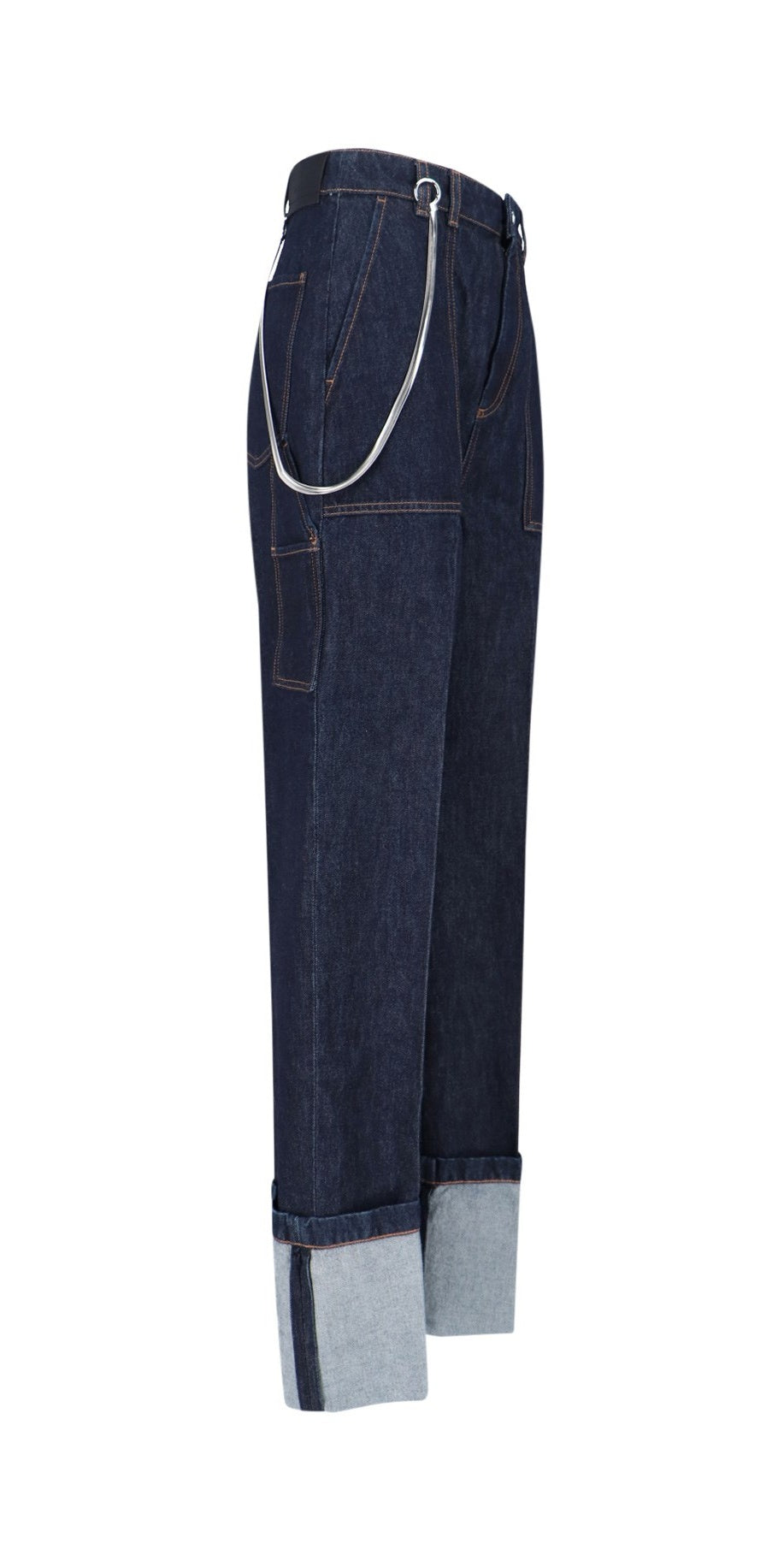 SPORTMAX Jeans Sportmax 2612181045600 001 Onorata con risvolto alto denim Blu scuro<BR/> 2612181045600 001 
