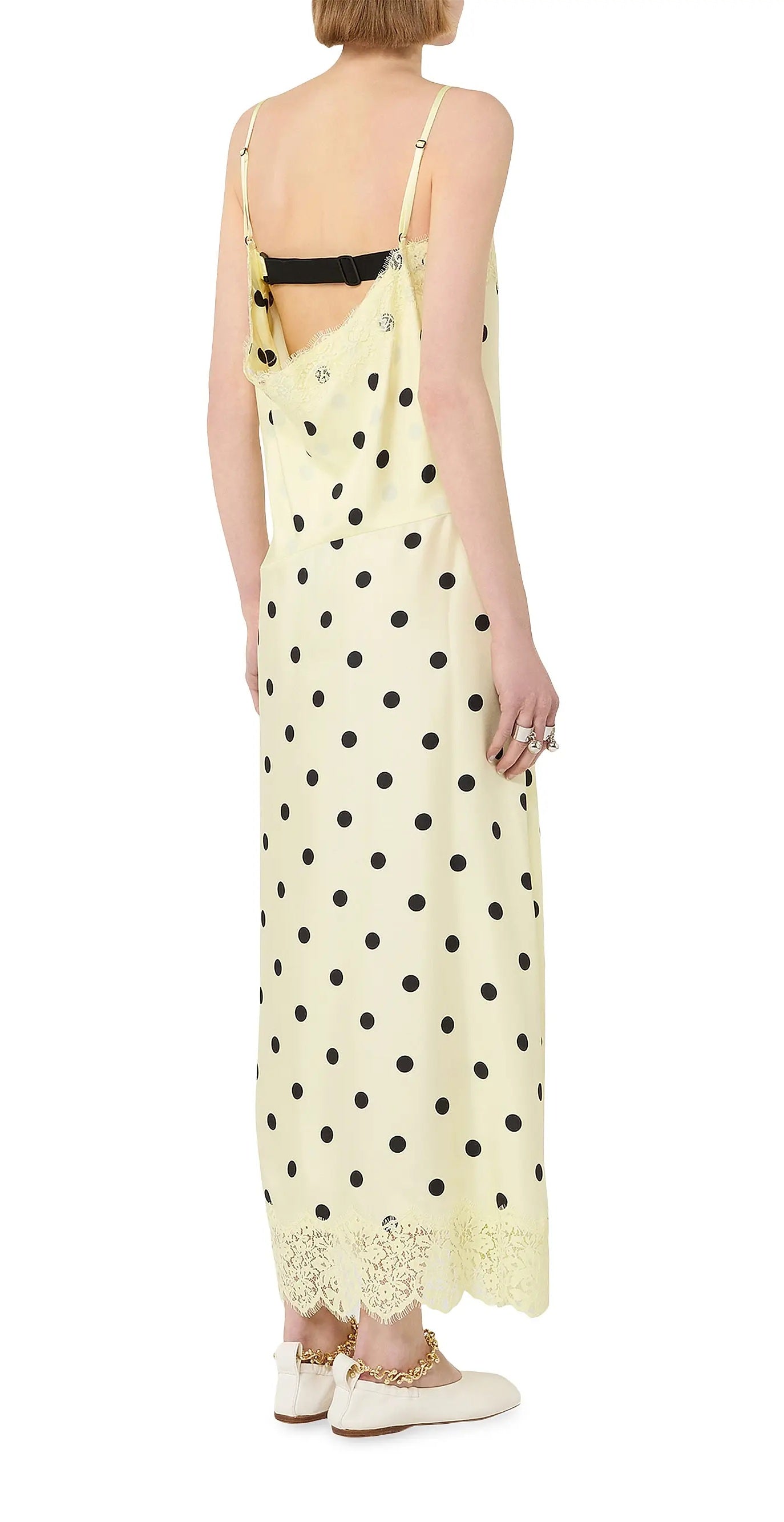 SPORTMAX Abito Sportmax donna 2612221032600 002 Capo lungo pois Giallo Limone<BR/> 2612221032600 002 