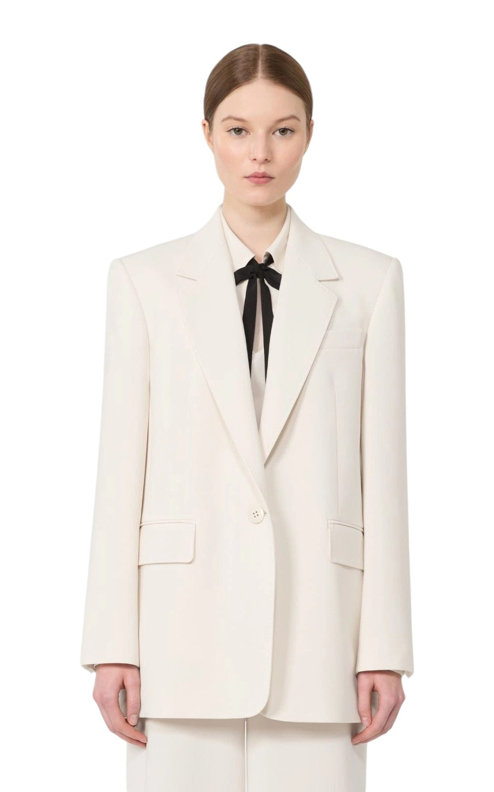 STUDIO Blazer Studio donna 2616041025600 060 Bosco monopetto in cady Beige<BR/> 2616041025600 060 