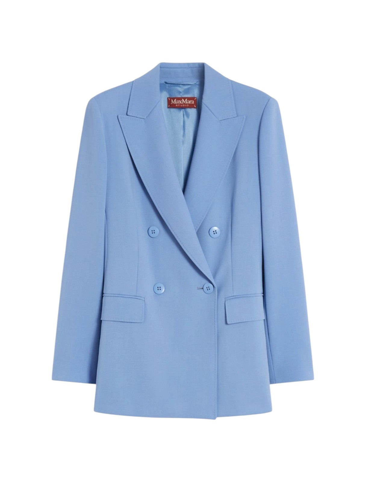 STUDIO Blazer Studio donna 2616041061600 011 Grembo sfiancato in crêpe di lana Azzurro<BR/> 2616041061600 011 