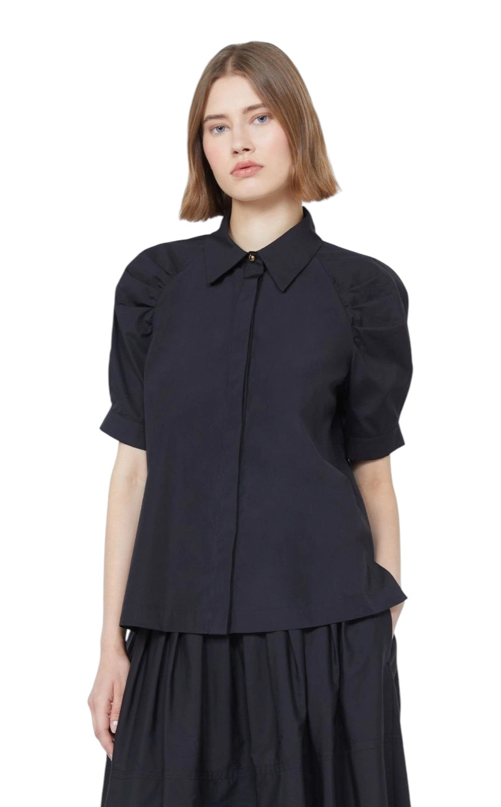 STUDIO Camicia Studio donna 2616111032600 004 Amore in popeline di cotone Nero<BR/> 2616111032600 004 