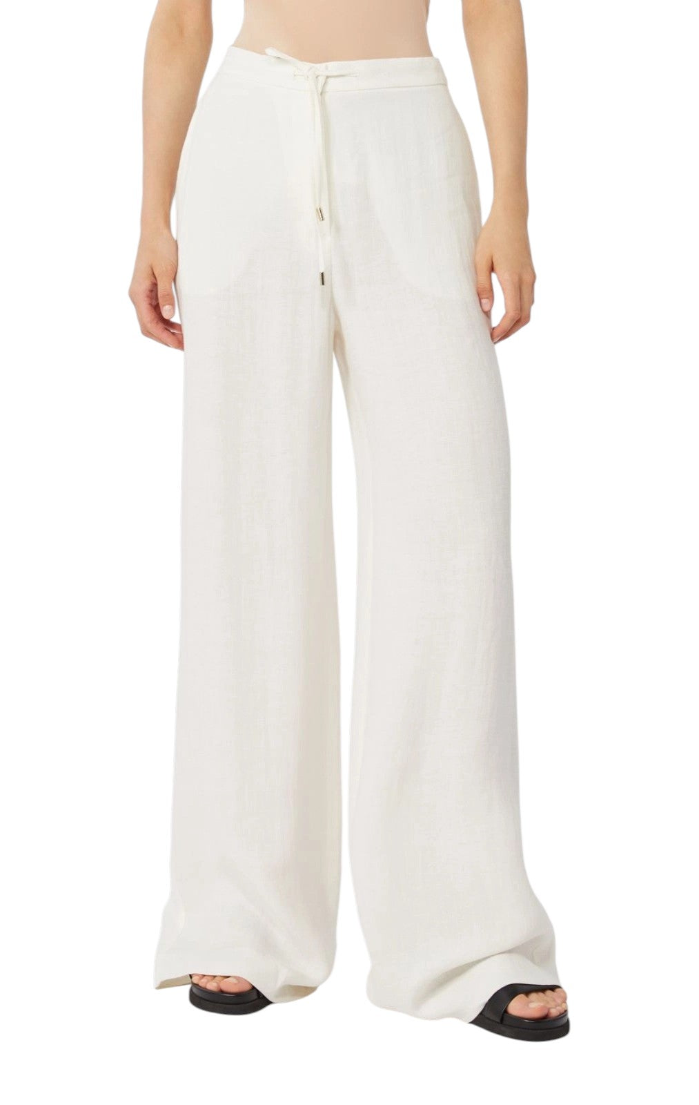 STUDIO Pantalone Studio donna 261613042600 015 Pelota in batavia di lino Naturale<BR/> 261613042600 015 