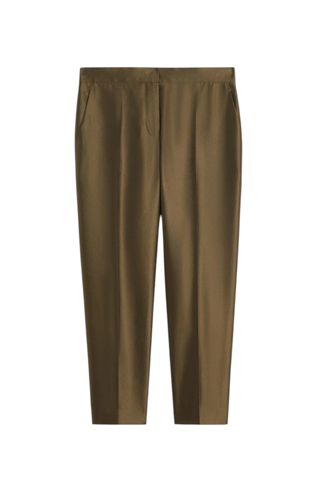 STUDIO Pantalone Studio donna 2616131031600 003 Zinco in shantung Verde kaki<BR/> 2616131031600 003 