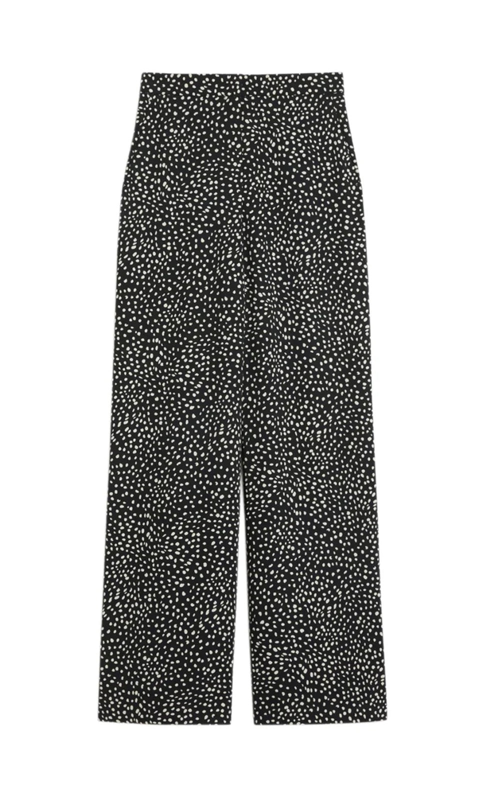 STUDIO Pantalone Studio donna 2616131045600 002 Fresco in sablé stampato Nero 2616131045600 002 