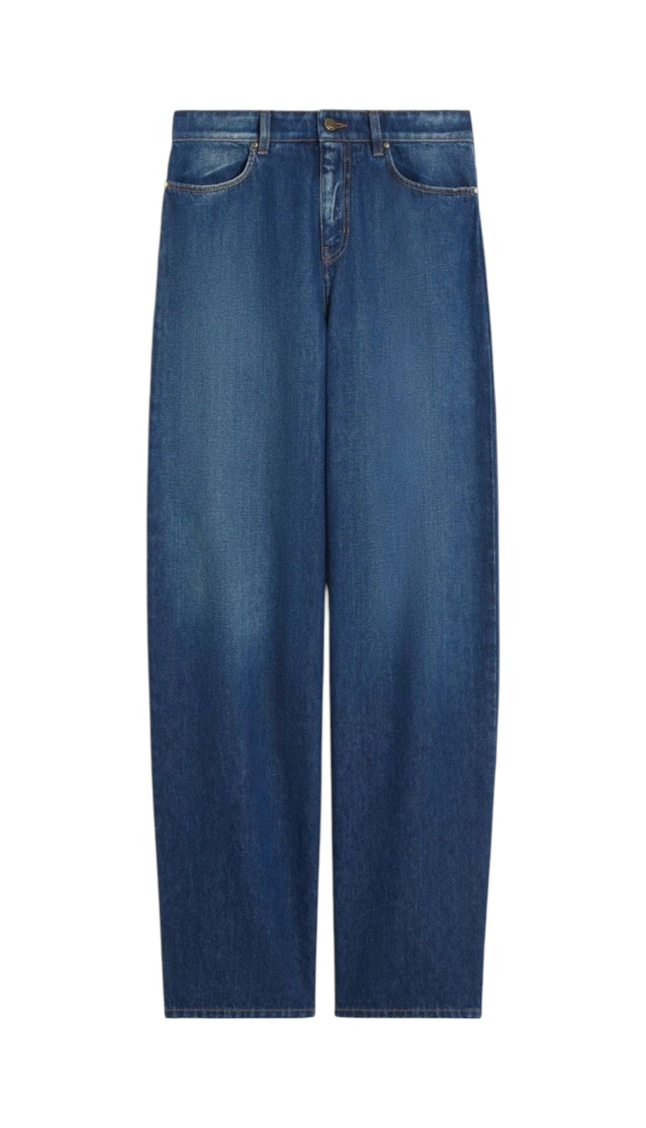 STUDIO Jeans Studio donna 2616181011600 005 Palude 5 tasche baggy in denim Blu<BR/> 2616181011600 005 