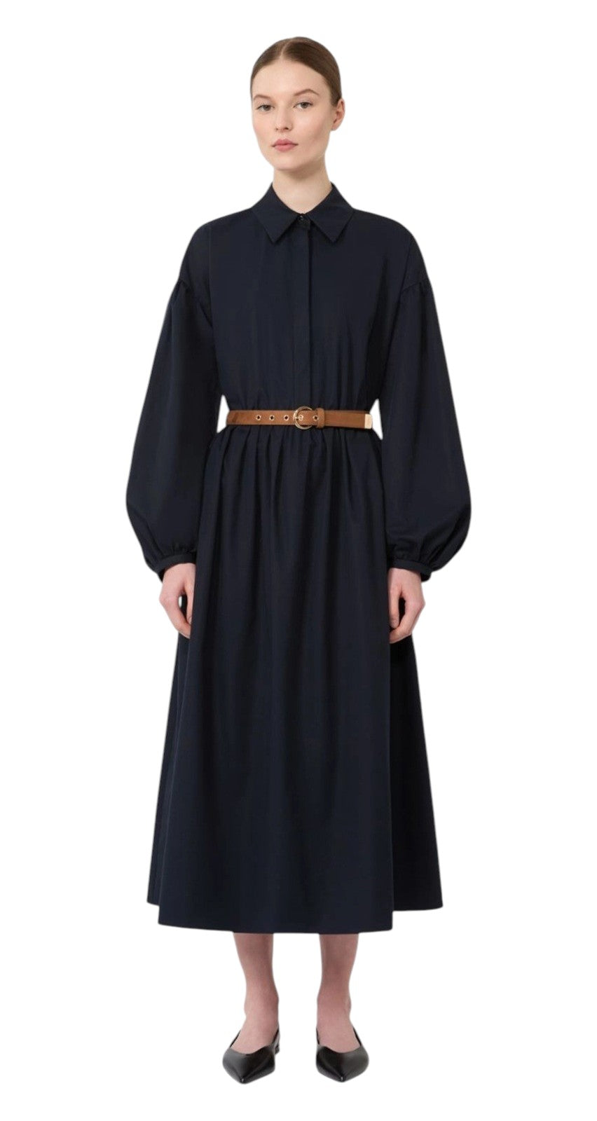 STUDIO Abito Studio donna 2616221021600 004 Marmo chemisier in cotone Blu<BR/> 2616221021600 004 