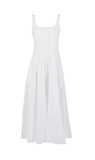 Abito Studio donna 2616221022600 001 Feltre con gonna ampia Bianco