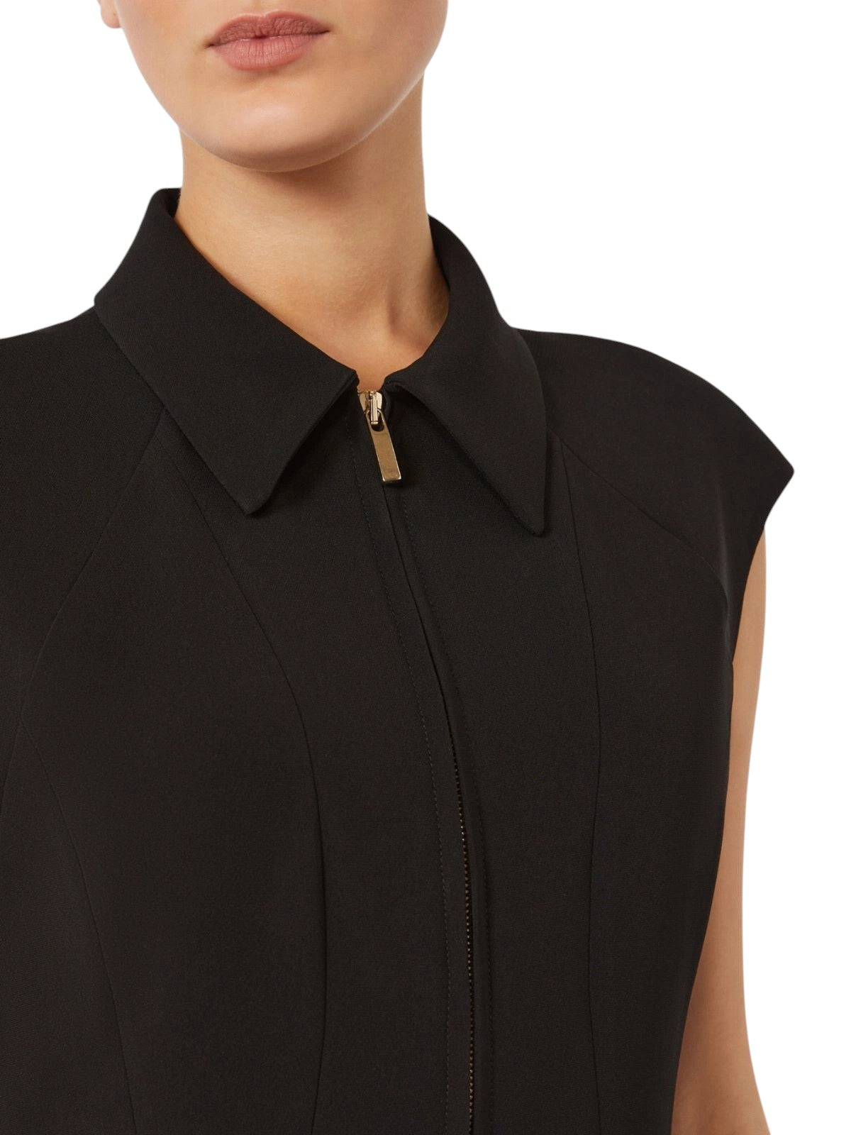 STUDIO Abito Studio donna 2616221055600 001 Alga midi in cady Nero<BR/> 2616221055600 001 