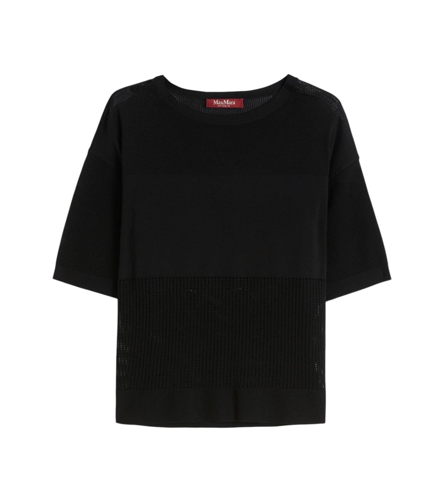 STUDIO Maglia Studio donna 2616361012600 007 Celebre in filato di viscosa Nero<BR/> 2616361012600 007 