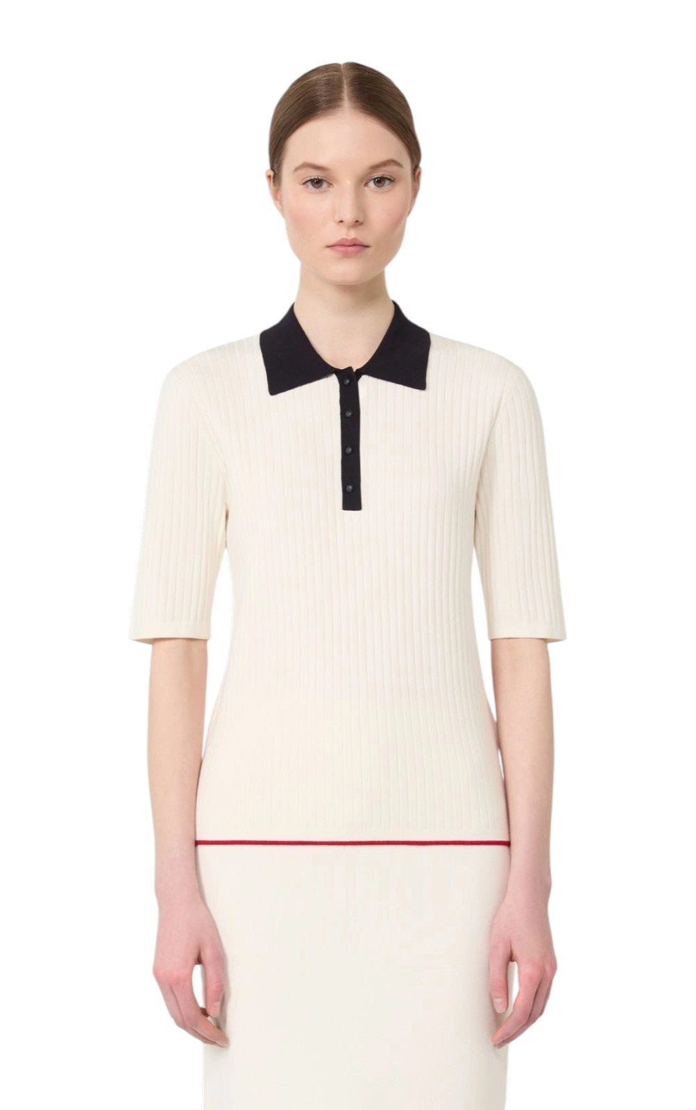 STUDIO Maglia Studio donna 2616361031600 009 Oscuri in viscosa stretch Bianco Blu<BR/> 2616361031600 009 