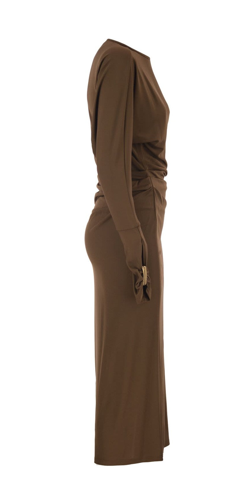 STUDIO Abito Studio donna 2616621022600 002 Salvo midi in jersey Marrone<BR/> 2616621022600 002 