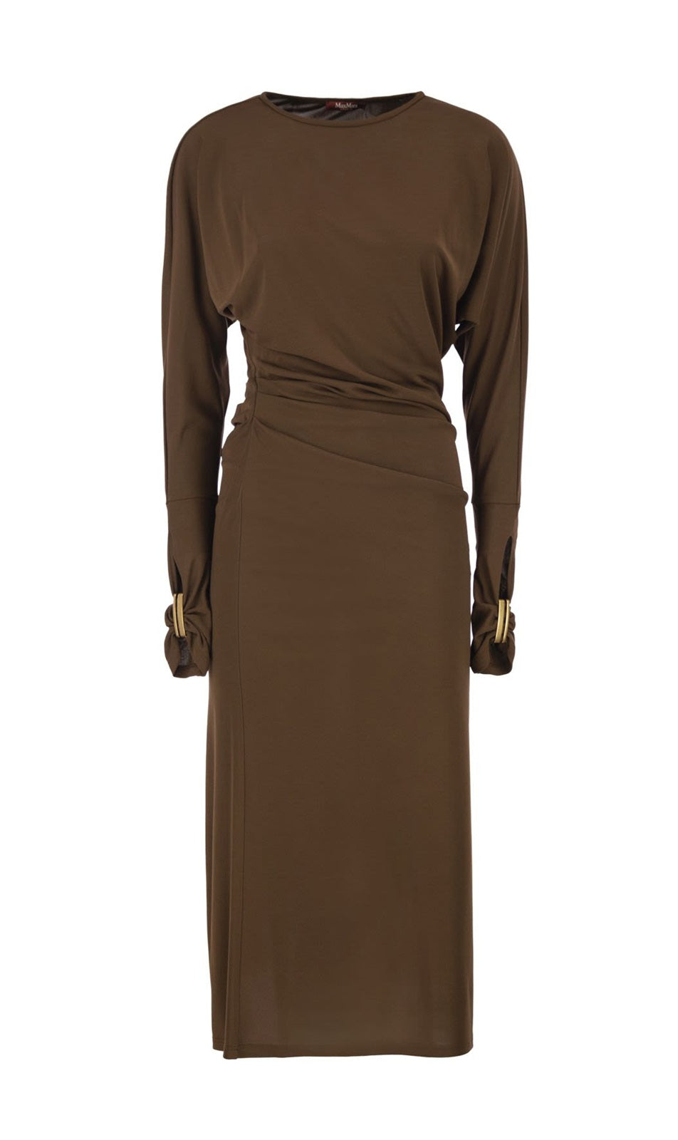STUDIO Abito Studio donna 2616621022600 002 Salvo midi in jersey Marrone<BR/> 2616621022600 002 