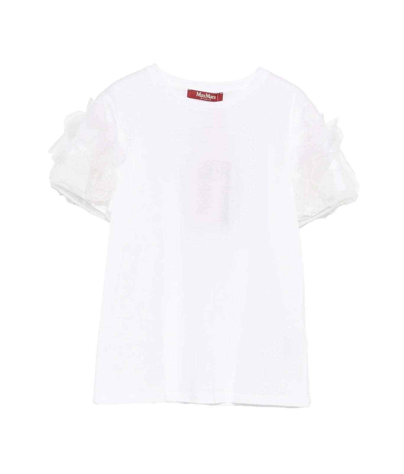 STUDIO T-shirt Studio donna 2616971013600 004 Editti maniche ruffled in organza Bianco<BR/> 2616971013600 004 