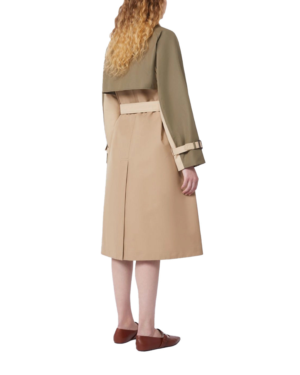 WEEKEND Trench WEEKEND donna CANASTA 2615021021600 Beige cotone antigoccia maniche reglan tasche filettone 2615021021600 024 