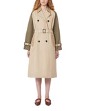 Trench WEEKEND donna CANASTA 2615021021600 Beige cotone antigoccia maniche reglan tasche filettone