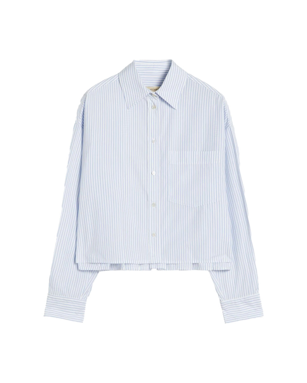 WEEKEND Camicia WEEKEND donna EDEN 2615111091600 Azzurra popeline cotone spacchi laterali colletto fondo squadrato<BR/> 2615111091600 034 