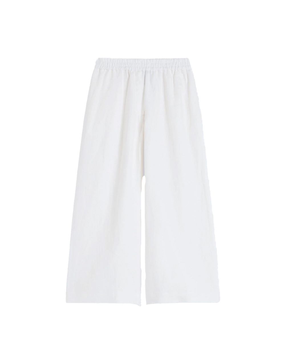 WEEKEND Pantalone WEEKEND donna FELINO 2615131042600 Bianco gamba larga lino tasche sfoderato 2615131042600 001 