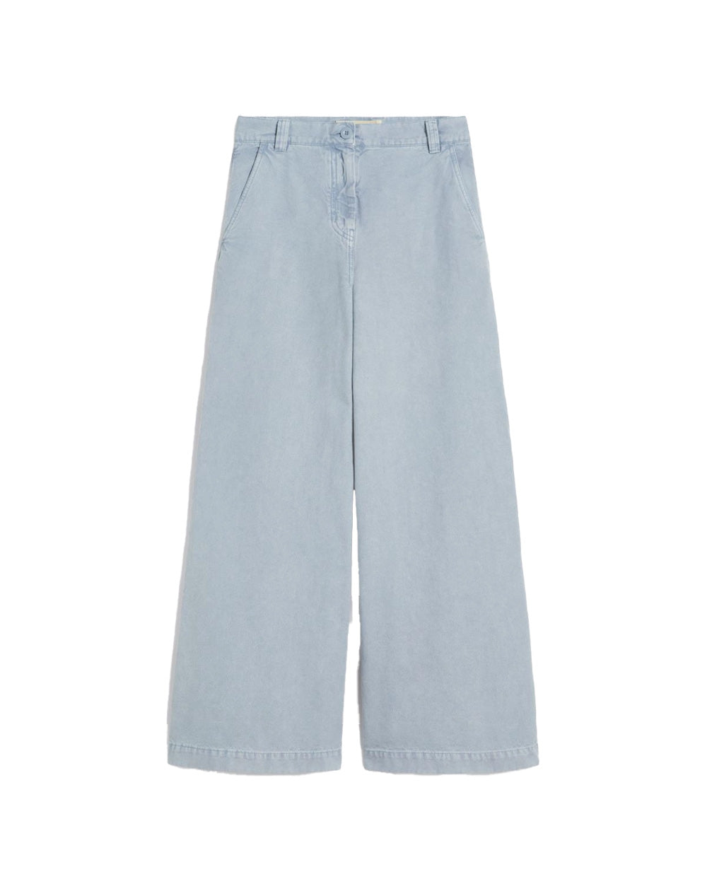 WEEKEND Pantalone WEEKEND donna SKIPPER 2615131131600 Azzurro canvas cotone gamba larga vita regolare tasche passanti 2615131131600 002 
