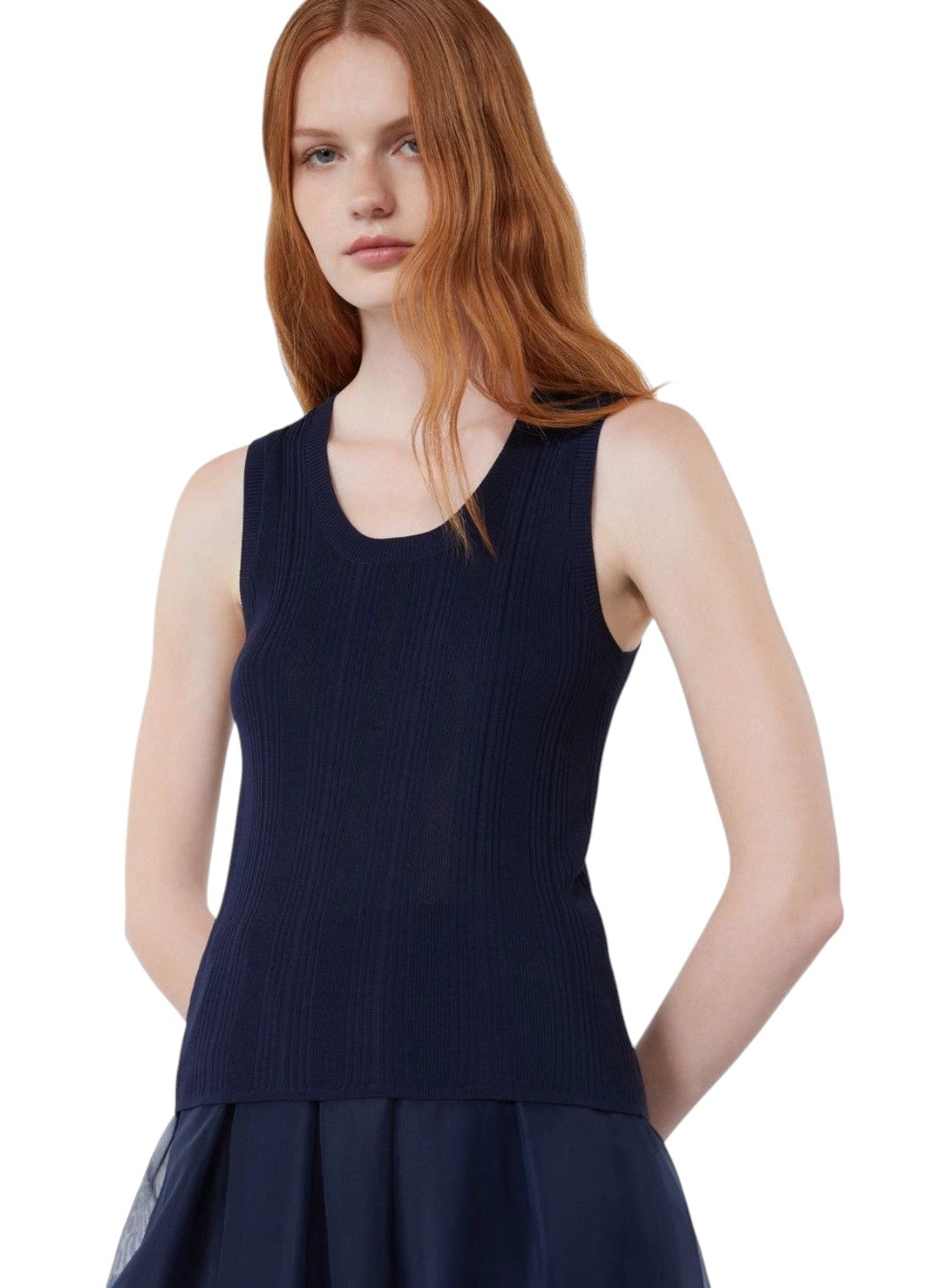 WEEKEND Canotta Weekend donna 2615361012600 010 Cose Blu Navy<BR/> 2615361012600 010 