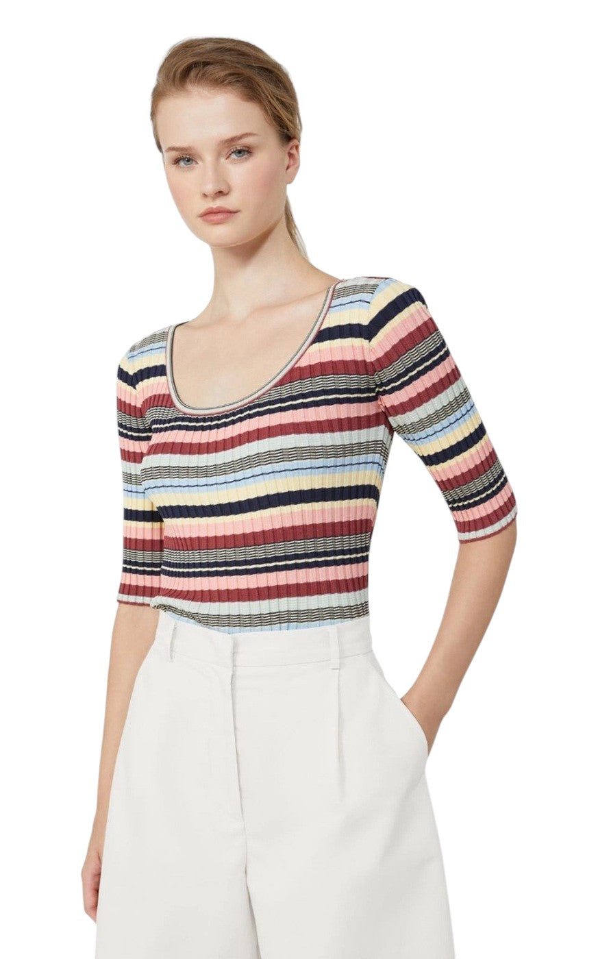 WEEKEND Maglia Weekend donna 2615361032600 013 Guglia in filato stretch Multicolor<BR/> 2615361032600 013 