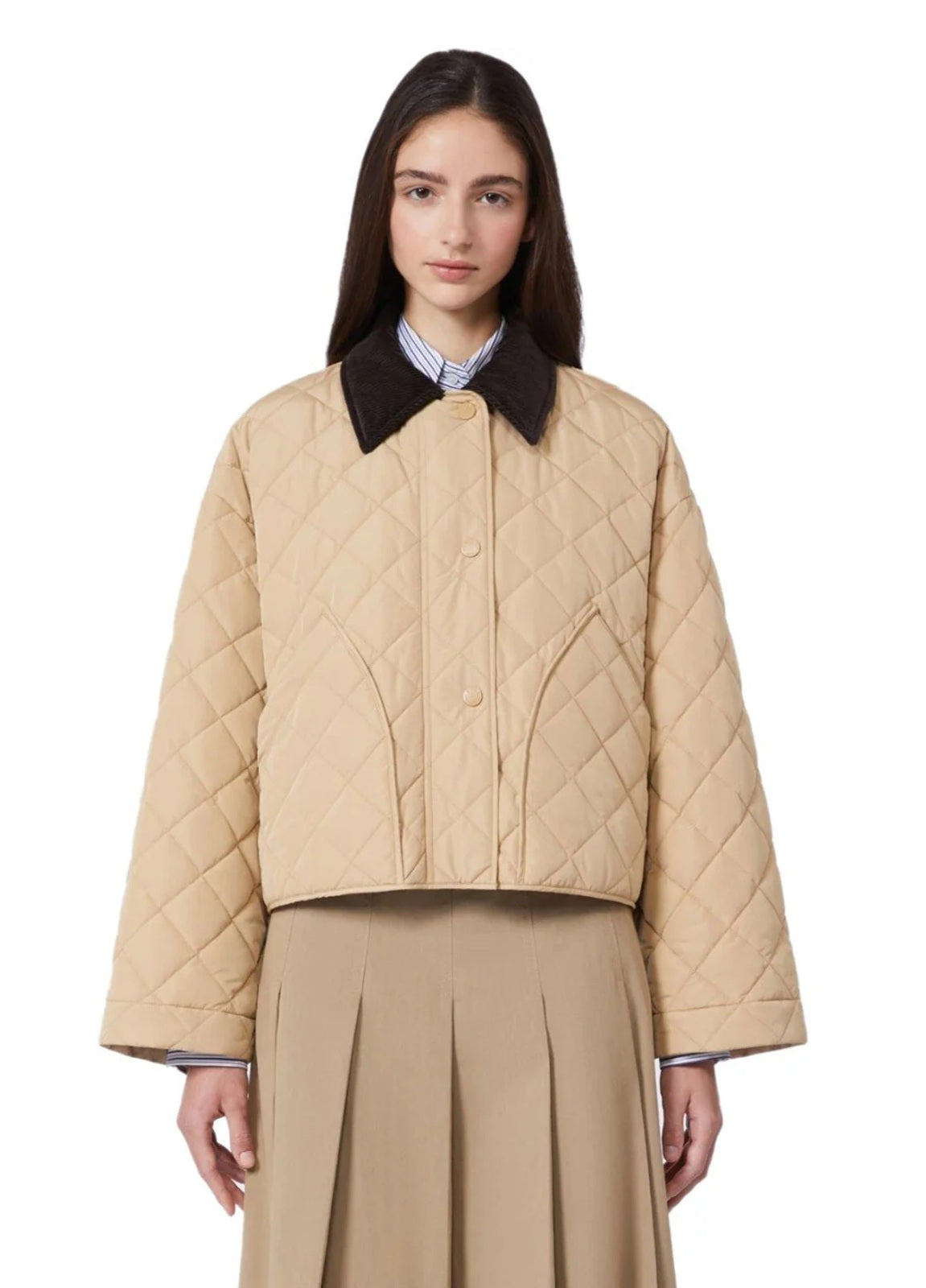 WEEKEND Giacca Weekend donna 2615481031600 009 Kaki imbottita antigoccia Beige<BR/> 2615481031600 009 