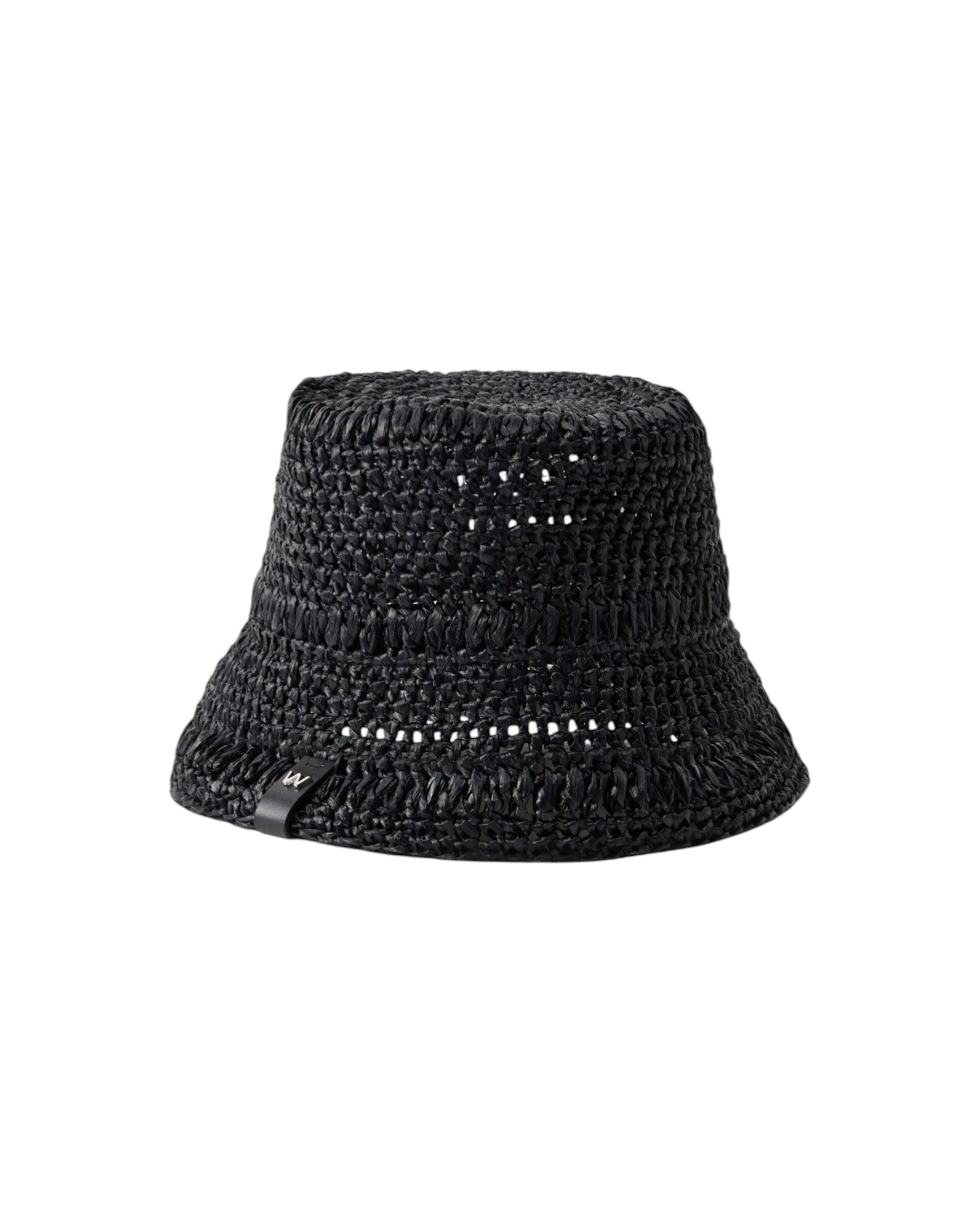 WEEKEND Cappello Weekend donna 2615571045600 006 Fragore intrecciato Nero<BR/> 2615571045600 006 