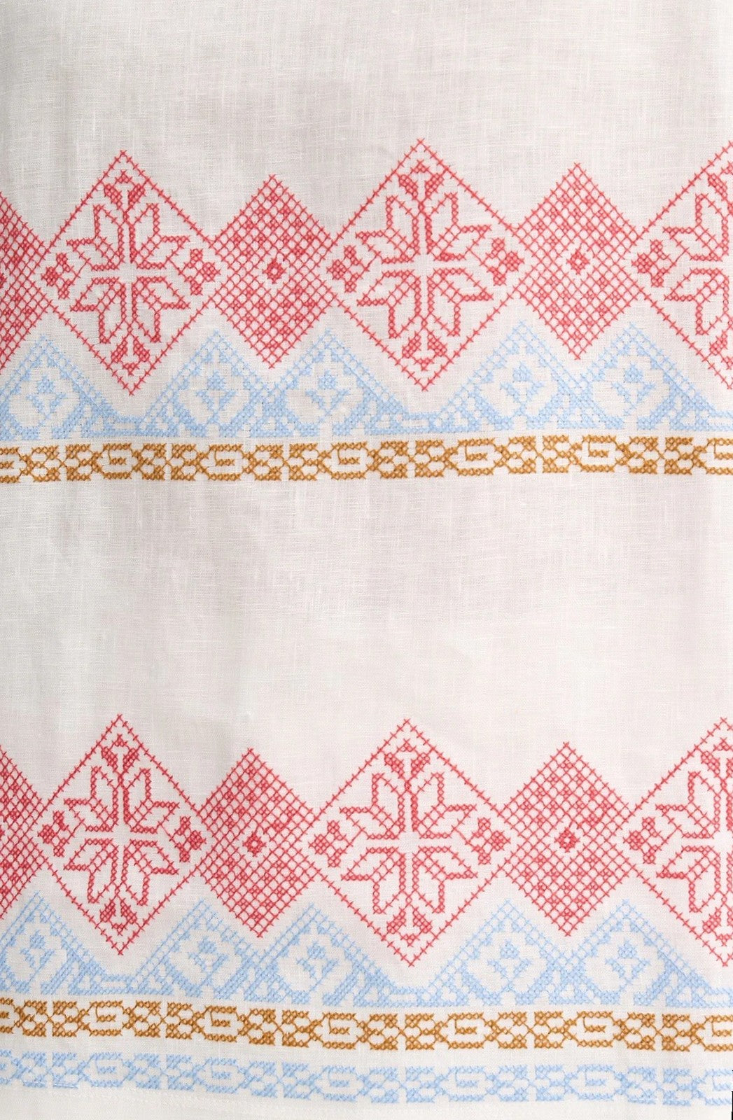WEEKEND T-shirt Weekend donna 2615941072600 003 Genio lino ricamata stretch Bianco Rosso Azzurro<BR/> 2615941072600 003 