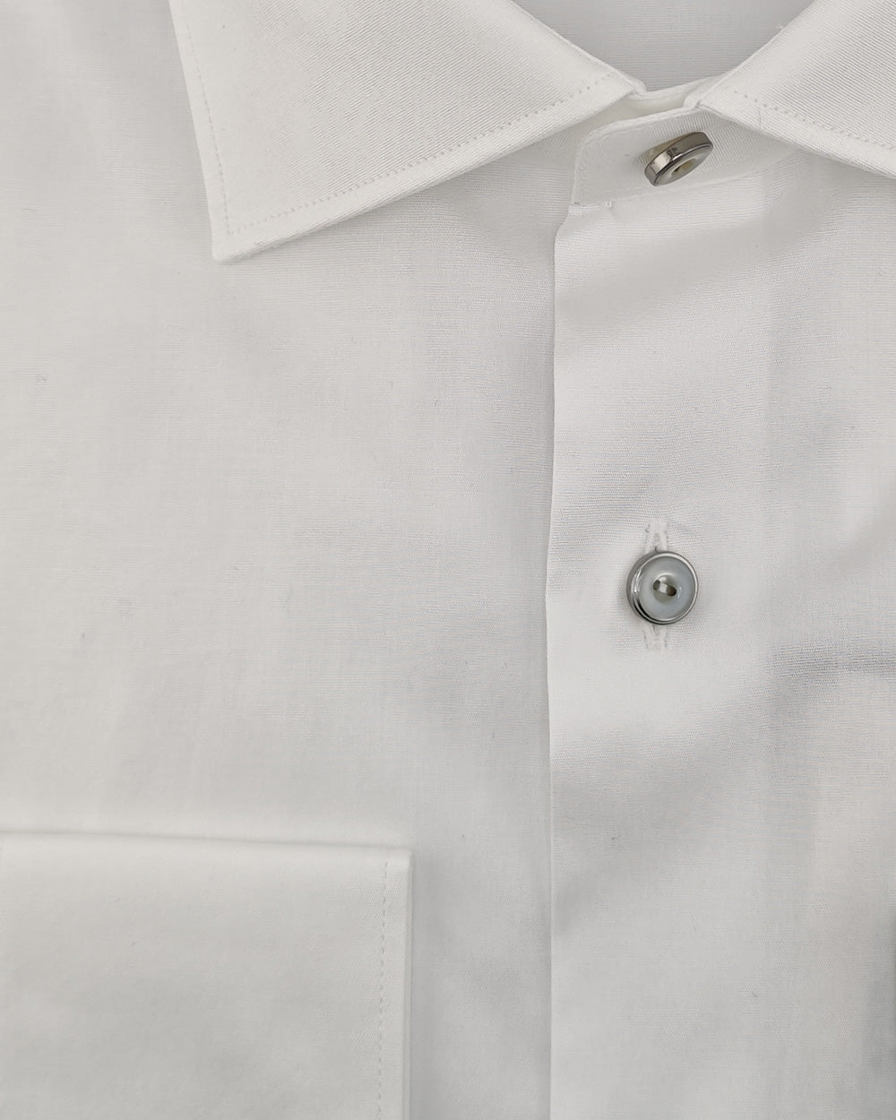 XACUS Camicia XACUS uomo 508ML11716 Bianca lavorazione micro operata bottoni a vista design gioiello 508ML11716 011 