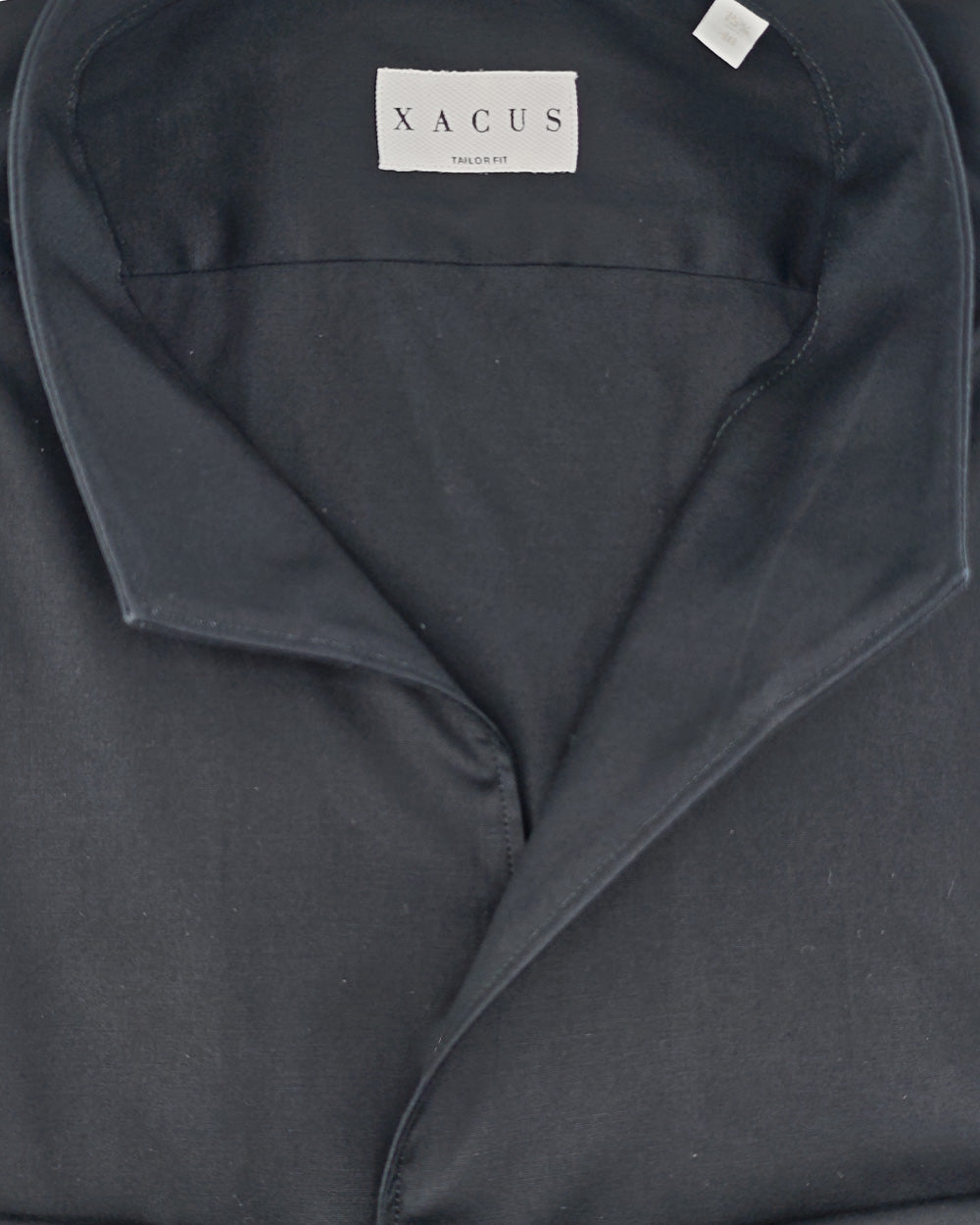 XACUS Camicia XACUS uomo 541ML16113 Nera slim fit collo aperto polsini dritti bottone 541ML16113 003 
