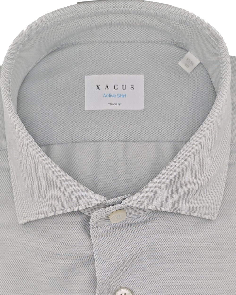 XACUS Camicia XACUS uomo ACT558ML11460 Bianca micro lavorazione collo francese a vela aperta ACT558ML11460 057 
