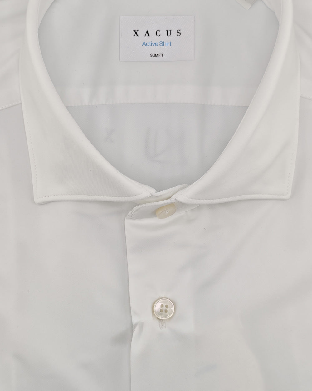 XACUS Camicia XACUS uomo ACT658ML11460 Bianca collo francese poliammide slim fit bottoni ACT658ML11460 001 