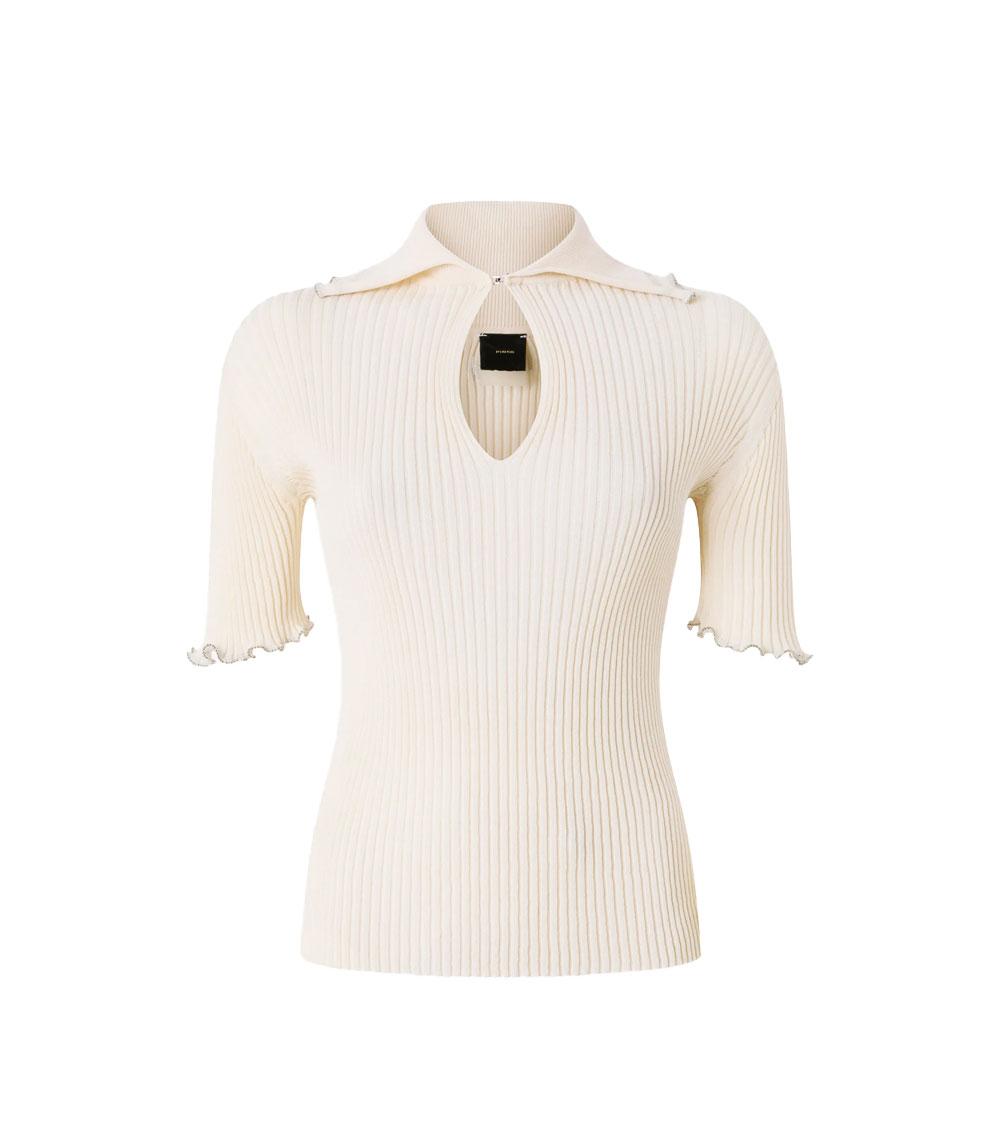 PINKO Polo Pinko donna 106287A343 Calore tortora 106287A343 C14 