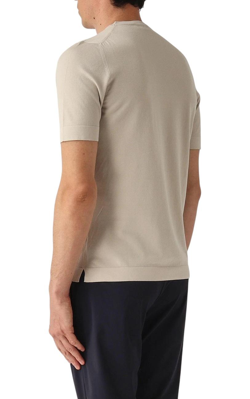 GRAN SASSO T-shirt Gran Sasso uomo 4316821820 011 Sapio in maglia cotone organico Beige<BR/> 4316821820 011 