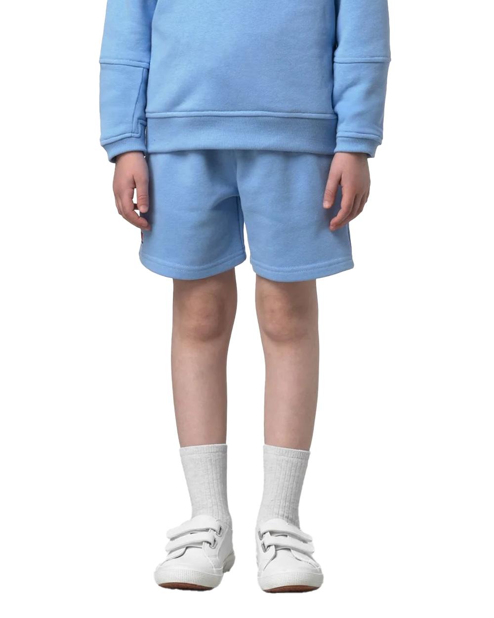 K-WAY Bermuda K-WAY bambino K71434W P. DORIAN PC Cielo coulisse tasche zip logo K71434W 356 
