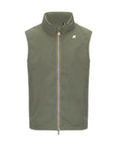 Smanicato K-WAY uomo K3123TW VALEN STRETCH NYLON JERSEY Verde antivento impermeabile collo a costine