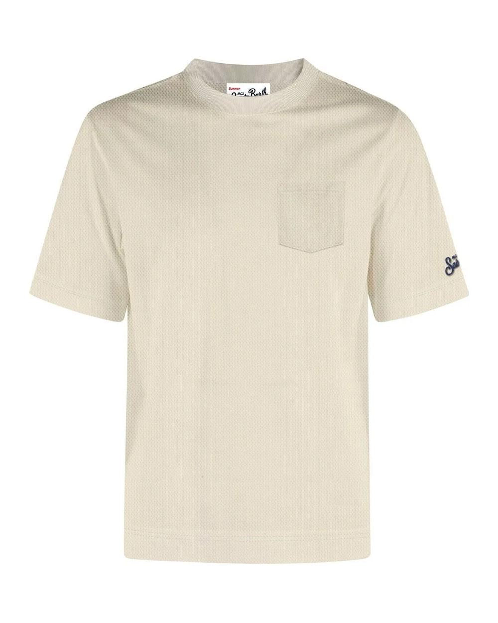 MC2 SAINT BARTH T-shirt Mc2 Saint Barth uomo Bakewell beige BKW000100157L 10L 