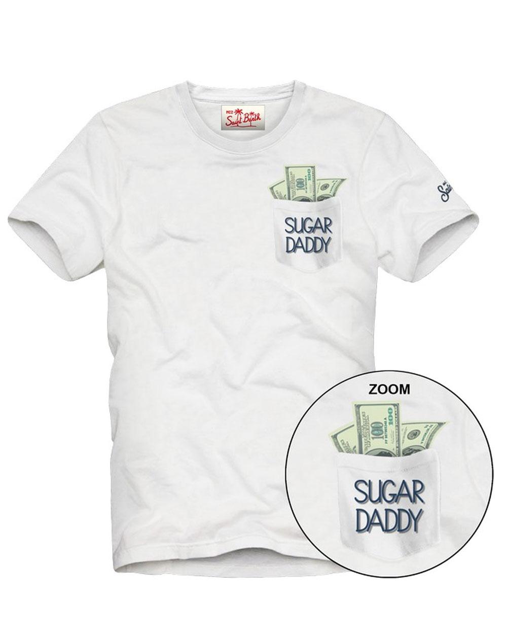 MC2 SAINT BARTH T-shirt Mc2 Saint Barth uomo Austin Sugar daddy bianca AUS000104394L 01N 