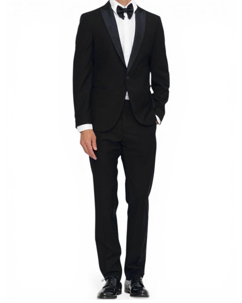 DANIELE ALESSANDRINI Abito Daniele Alessandrini uomo DUAM0010PL0072 nero DUAM0010PL0072 9000 