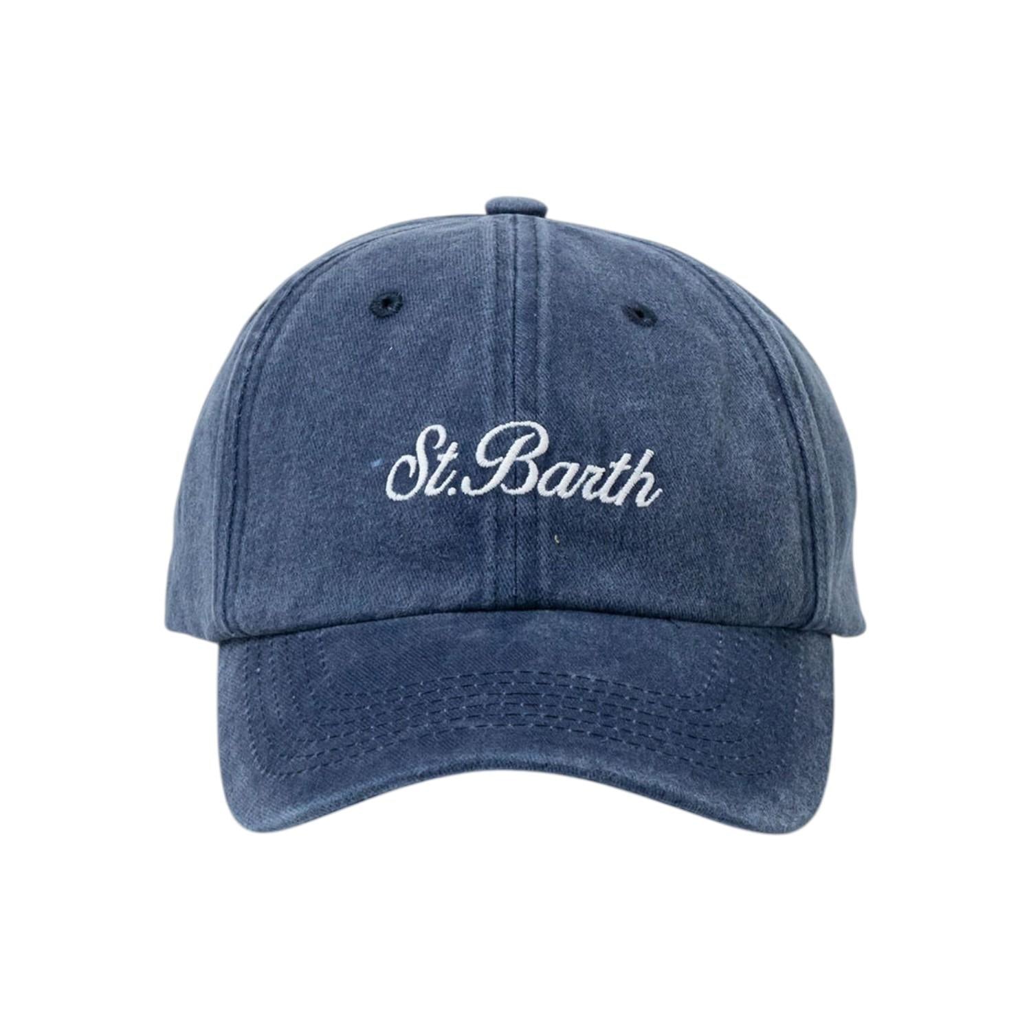 MC2 SAINT BARTH Cappello MC2 SAINT BARTH unisex DAS0004 02963L 61 Davis Hat con logo ricamato Denim<BR/> DAS000402963L 61 