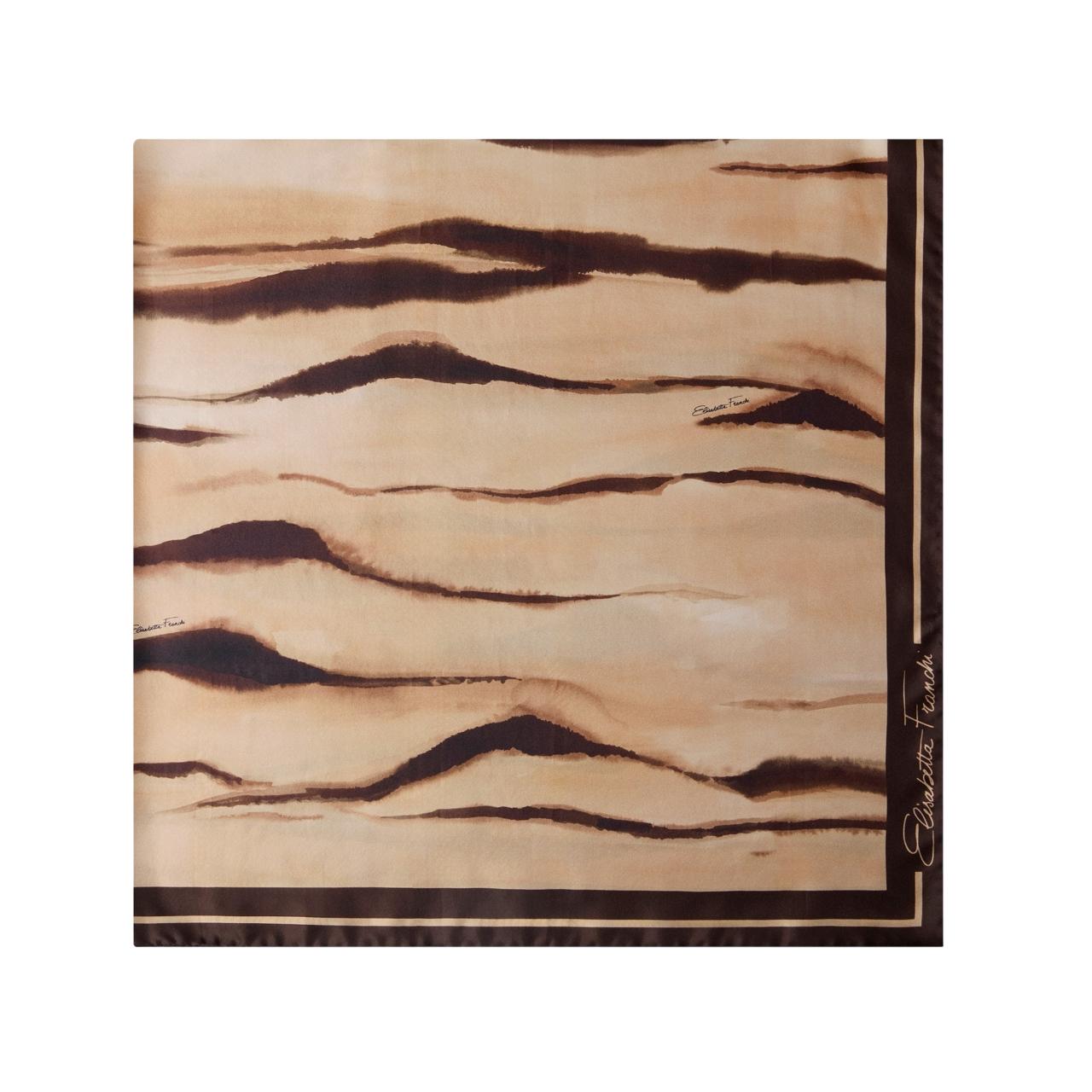 ELISABETTA FRANCHI Foulard Elisabetta Franchi donna MK74Q61E2360 Cammello<BR/> FO26L62E2 470 