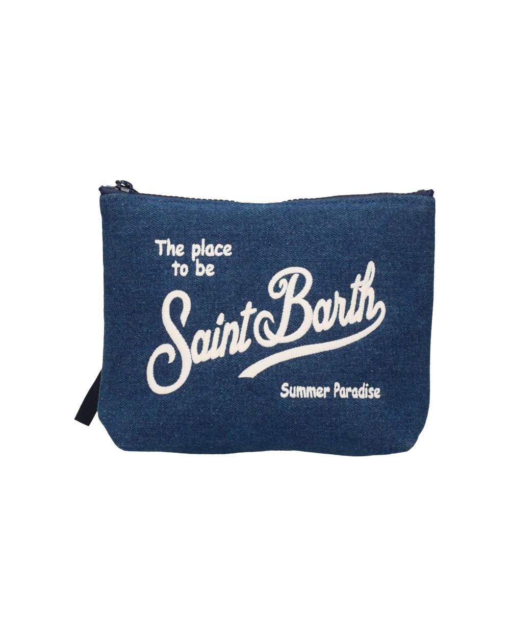MC2 SAINT BARTH Pochette MC2 SAINT BARTH donna ALINE DENIM ALI000700436L Blu ALI000700436L 00 