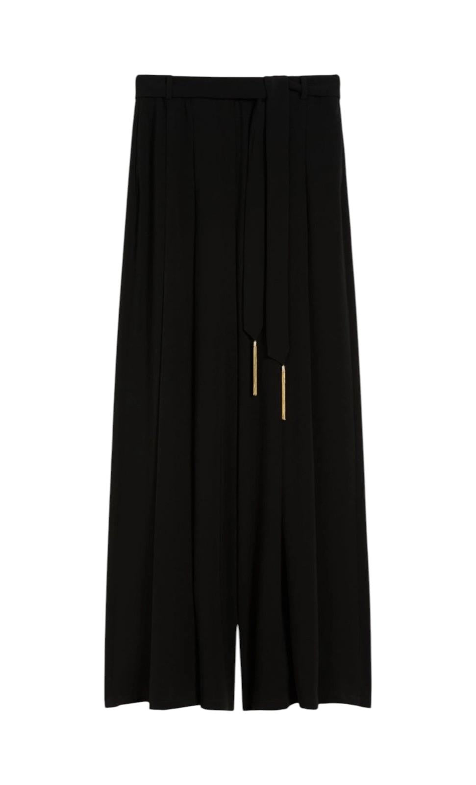 STUDIO Pantalone Studio donna 2616131014600 001 Valico palazzo in cady Nero<BR/> 2616131014600 001 