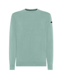 Maglia RRD uomo 26103 64 Techno Wash Round 16 Knit Verde Salvia
