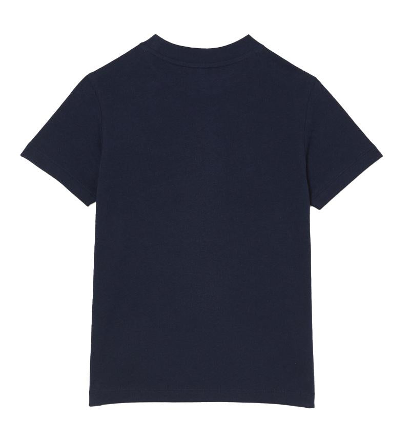 LACOSTE T-shirt Lacoste bambino TJ1122 166 blu girocollo TJ1122 166 