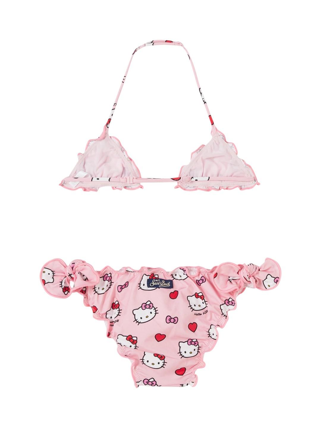 MC2 SAINT BARTH Bikini MC2 SAINT BARTH bambina CRIS001 02444L20 con stampa Hello Kitty Rosa<BR/> CRIS00102444L 20 
