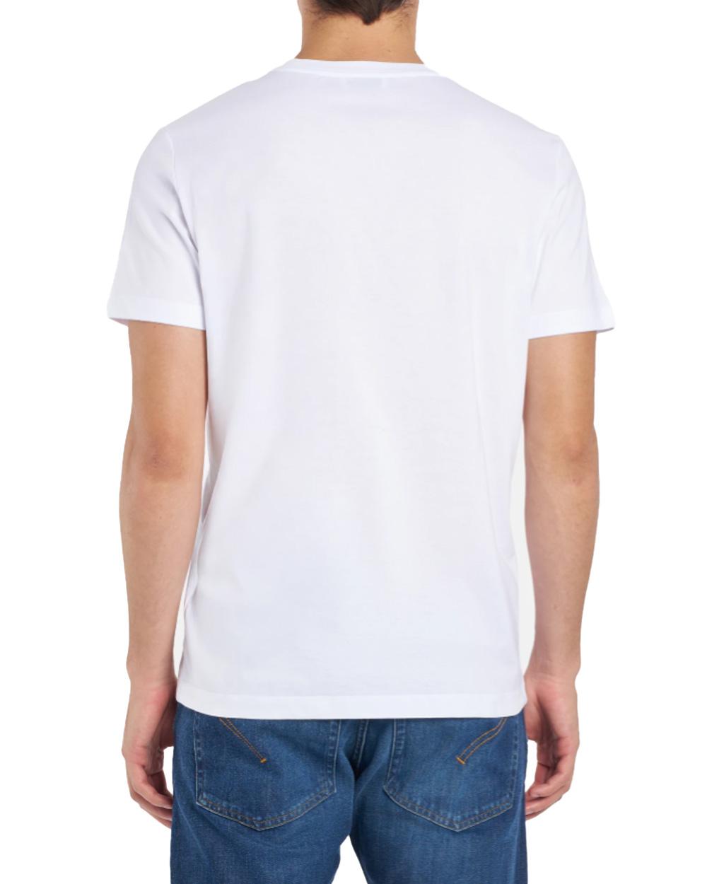 DONDUP T-shirt DONDUP uomo US198JF0271ZL4 Bianca girocollo regular a maniche corte US198JF0271ZL4 000 