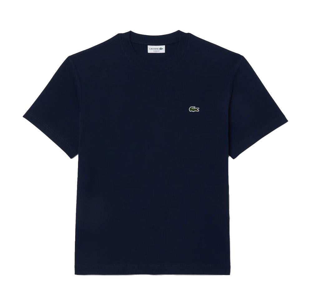LACOSTE T-shirt Lacoste uomo TH7318166 Blu cotone girocollo TH7318 166 