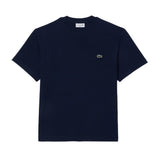 T-shirt Lacoste uomo TH7318166 Blu cotone girocollo