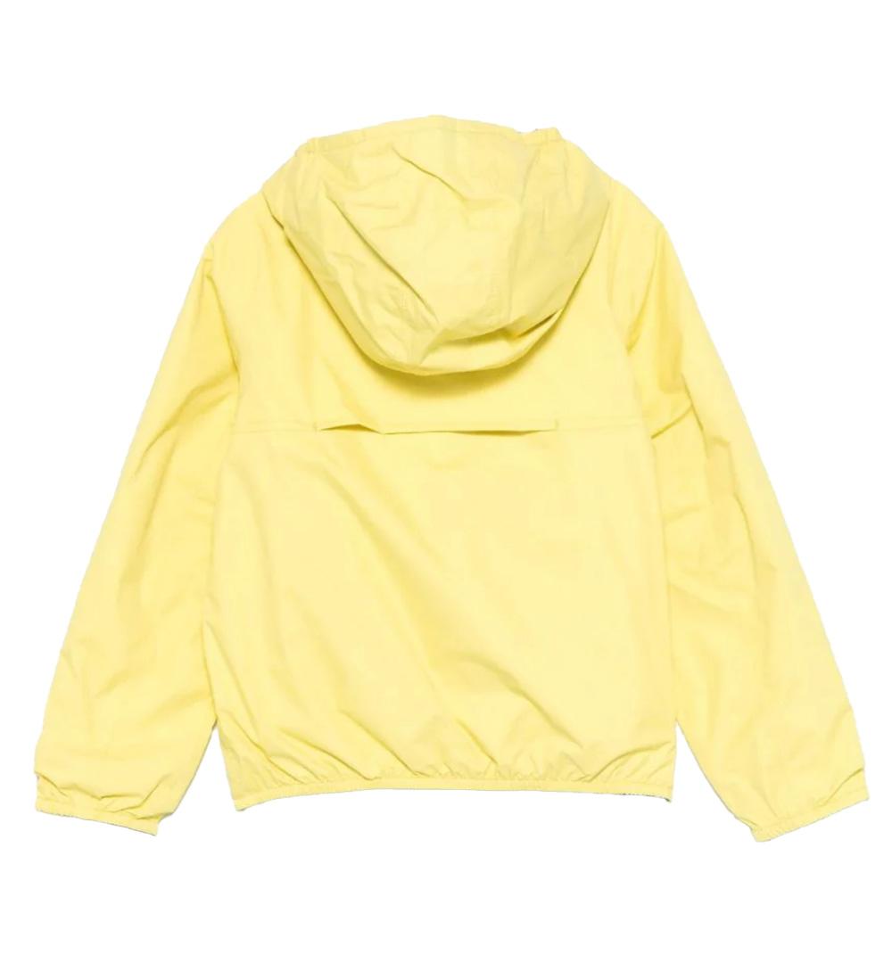 K-WAY Giacca K-way bambino K61314W Giallo Blu nylon reversibile impermeabile antivento comodo tessuto K61314W AZO 