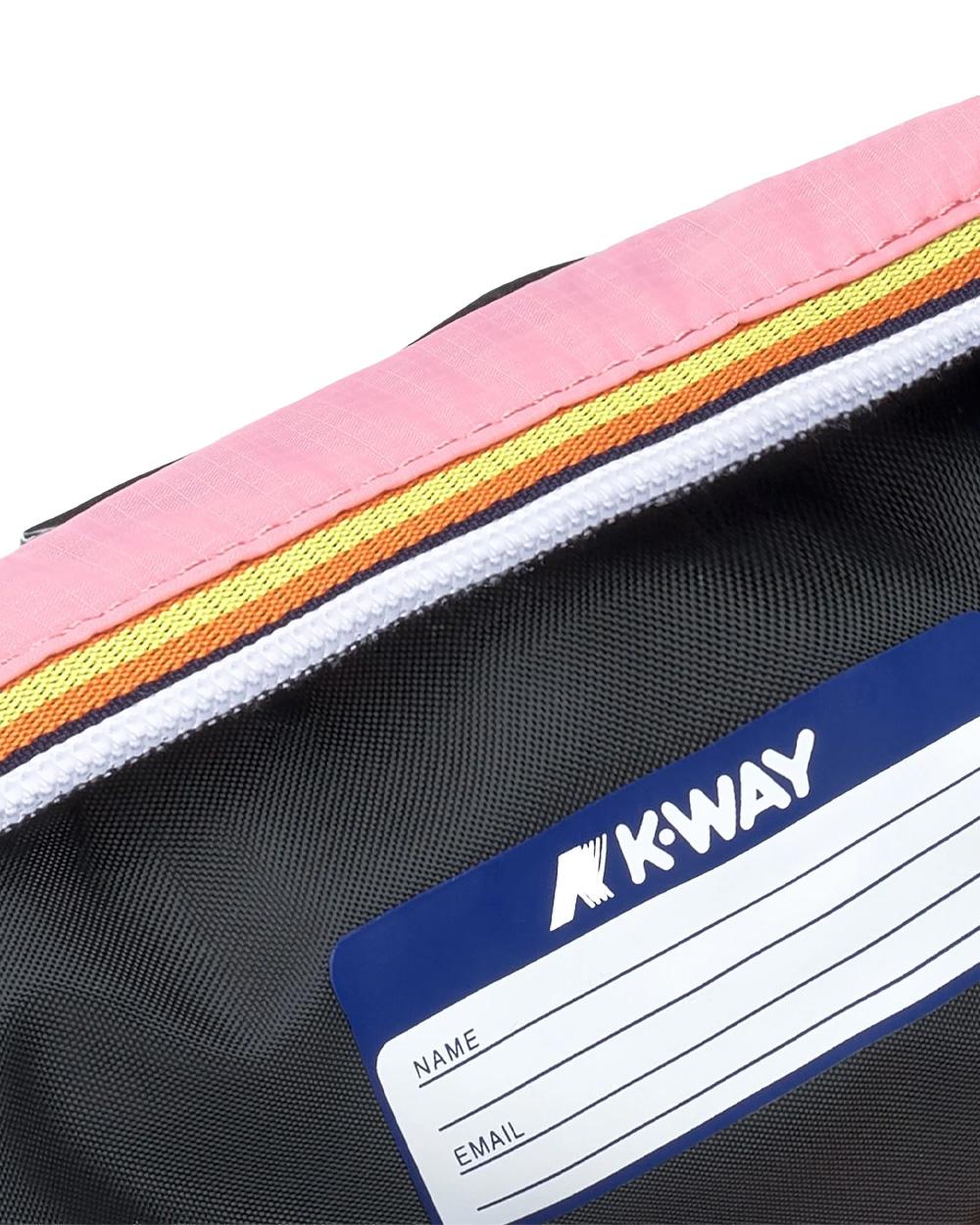 K-WAY Pochette K-WAY unisex K4133GW BLAIR Rosa tasca gros grain logo K4133GW Q28 